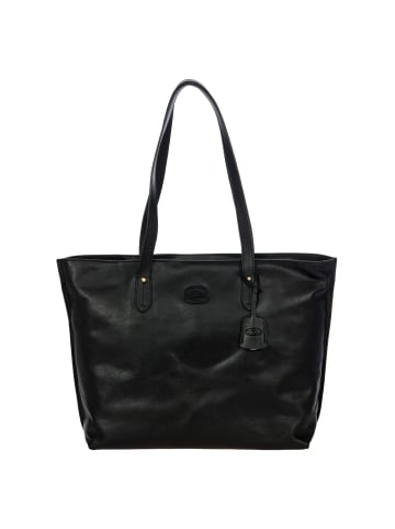 BRIC`s Volterra Schultertasche Leder 35 cm in black