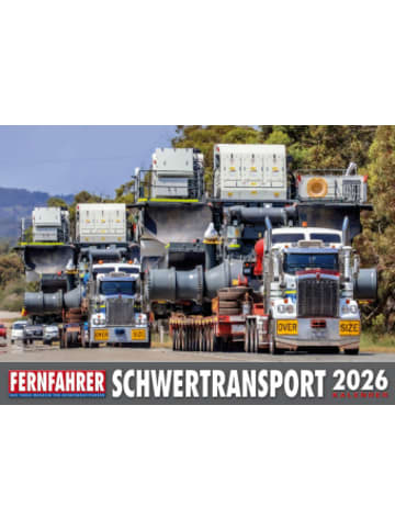 Motorbuch Verlag Kalender - Schwertransporter Kalender 2026