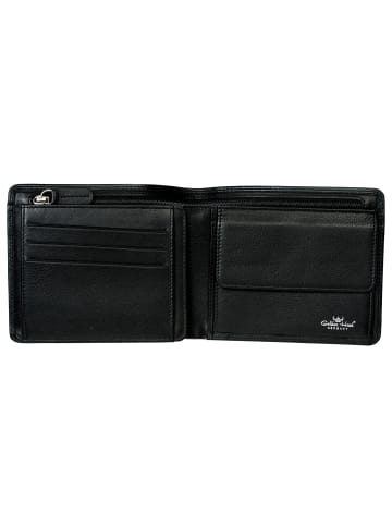 Golden Head Polo Geldbörse RFID Leder 12 cm schwarz