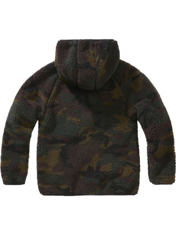 Brandit Kinder Fleecejacke/Fleecepullover "Kids Teddyfleece Jacket Hooded" in Camouflage