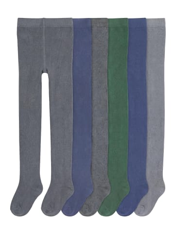 TupTam Baby Jungen Strickstrumpfhose 6er Pack in grün/grau