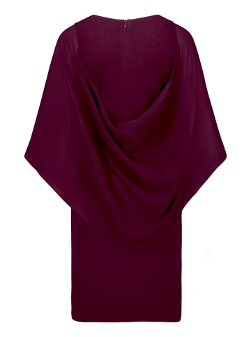 Vera Mont Cocktailkleid mit Raffung in Strong Aubergine