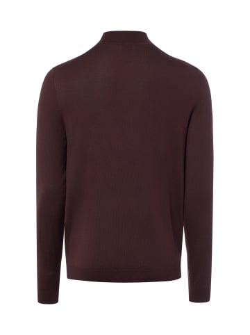 Roy Robson Strickpullover in aubergine - 0001