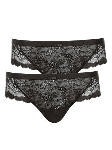 Lisca 2er Pack Brazilian Slip in black