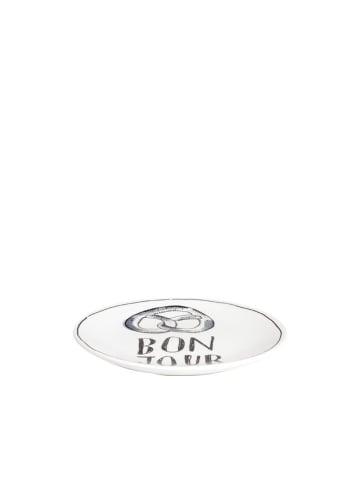 Blond Amsterdam Petit-Four-Teller Bonjour in Schwarz - 12cm