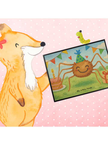 Mr. & Mrs. Panda Schreibunterlage Spinne Agathe Party Design ohn... in Weiß