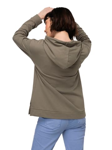 LAURASØN Sweatshirt in stein grau