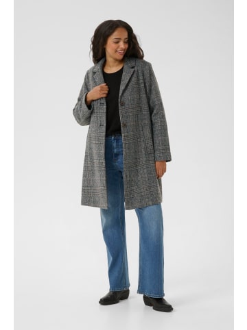 KAFFE curve Jacke KCvianna Loose fit in Grey prince of wales check