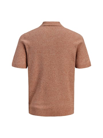 Jack and Jones Poloshirt Bluriley Knit Polo in Ziegel