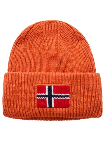 Napapijri F-Evei - Mütze (blu marine) in orange pumpkin