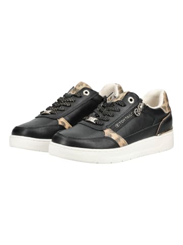 Tom Tailor Sneaker in Schwarz