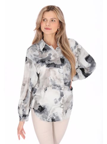 Usha Women Shirt in blue multicolor