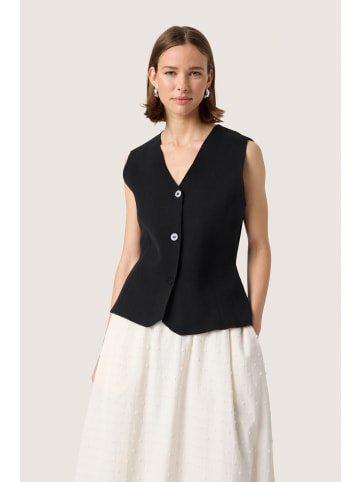 Soaked in Luxury Weste SLHaven Gerade Passform in Black