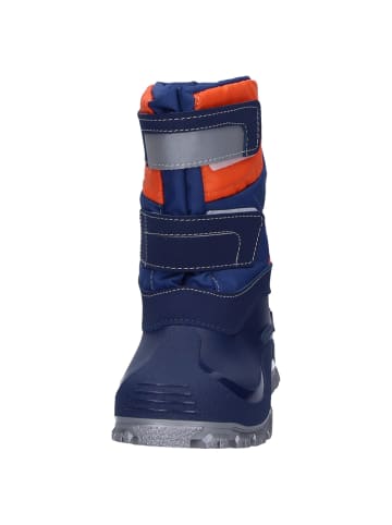 Spirale Kinder-Winterstiefel Simon gefüttert in orange/blau in orange/blau