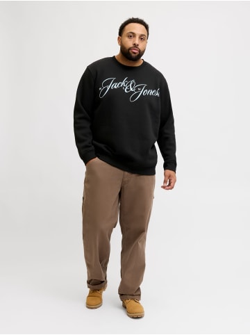 JACK & JONES PLUS Sweatshirt in Black