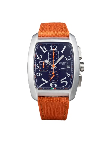 Locman Herrenuhr "Sport Anniversary Chronograph" in Orange