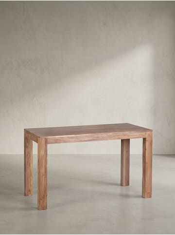 KADIMA DESIGN Esstisch Massivholz Akazie, Handgefertigt, Holztisch, Esszimmer in Beige