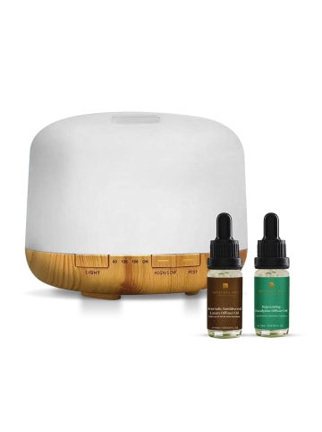 Dr Botanicals Aromatherapie-Set mit aromatischem Sandelholz- und Eukalyptus-Diffusor