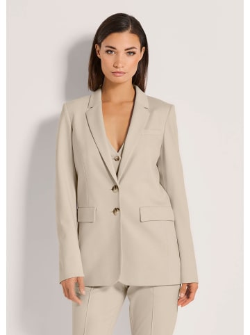 MADELEINE Langer Jersey-Blazer in kiesel