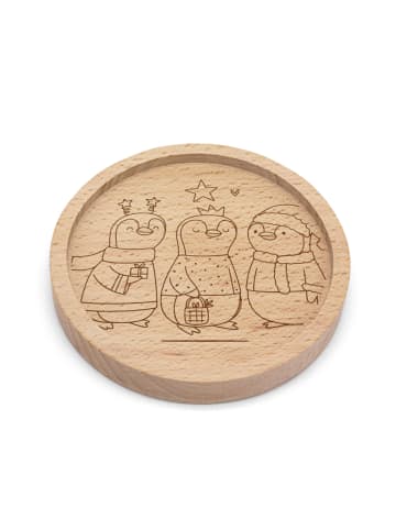 Mr. & Mrs. Panda Bierdeckel Winterzeit Heilige drei Könige ohne ... in Transparent