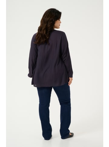 KAFFE curve Langarm-Bluse KCcalinde Regular fit in Dawn Purple