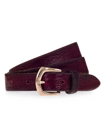 b.belt Gürtel Leder in dunkelrot