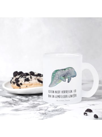 Mr. & Mrs. Panda Pott Seekuh Chillen mit Spruch in Transparent