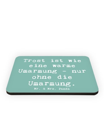 Mr. & Mrs. Panda Magnet Spruch Trost Umarmung mit Spruch in Meeresbrise