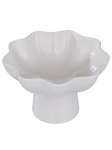 Butlers Deko-Schale LOUISE mit Fuß in Creme