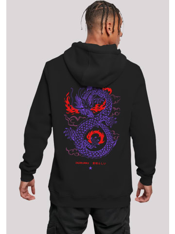 F4NT4STIC Hoodie Dragon fire in schwarz