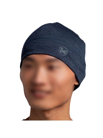 Buff Merino Lightweight Beanie in Dunkelblau