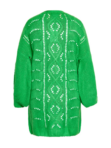 Swirly Damen Cardigan in Grün
