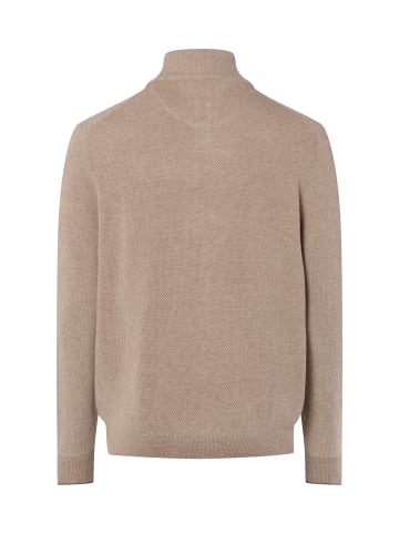 Nils Sundström Strickjacke in camel sand - 0003