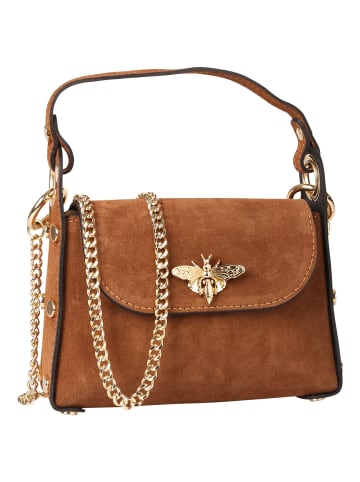 Toscanto Leder Umhängetasche Toscanto Tasche tan, braun ca. 19cm