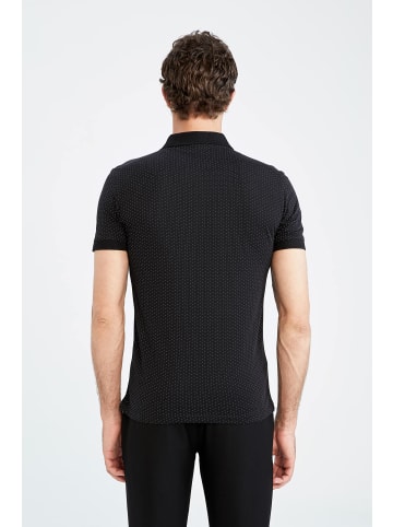 DeFacto Poloshirt SLIM FIT in Schwarz