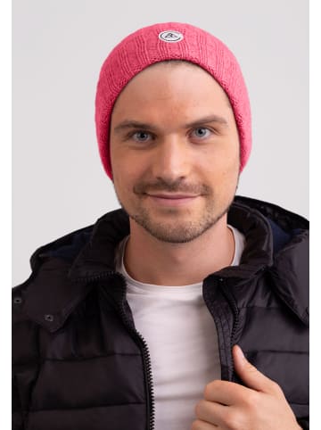 CASH-MERE.CH Bio Rib Mütze in Malibu Pink