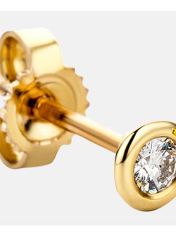 Diamant L'éternel Ohrringe aus 333 Gelbgold mit 0.10 Karat Diamant