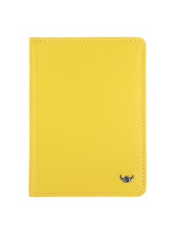 Golden Head Madrid Ausweisetui RFID Leder 9 cm sonnengelb
