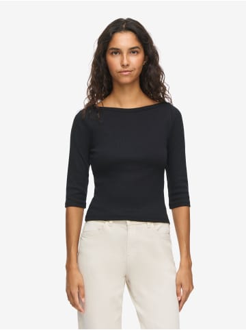 Noisy may Bluse mit 3/4 Ärmeln in Black1
