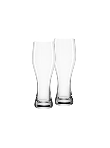 LEONARDO 2er Set Weizenbiergläser Taverna 330 ml in transparent