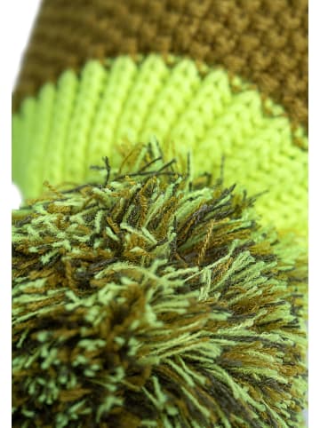 Reusch Mütze Enzo Beanie in 7334 blck/sea turt/saf yell