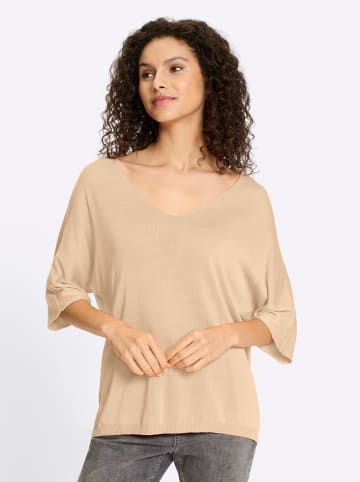 Heine Feinstrickpullover in sand