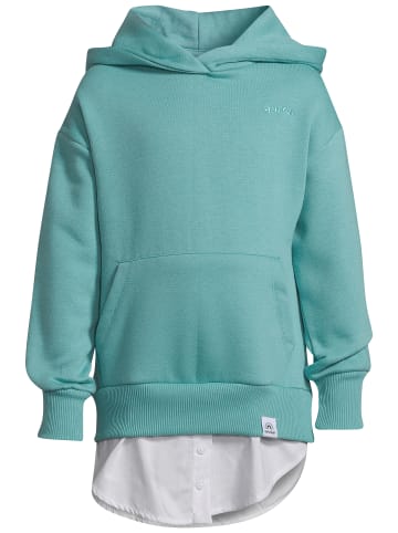 New Life Hoodie Hoodie Kapuzen Pullover mit Shirt in türkis