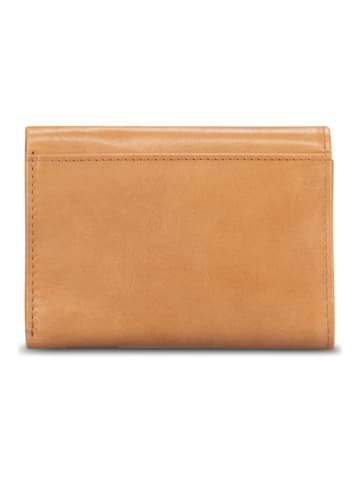 Jost Rana Geldbörse RFID Schutz Leder 12 cm in cognac