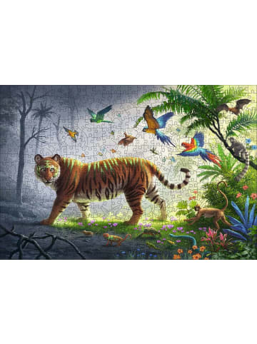 Ravensburger Ravensburger Puzzle 500 Teile Tiger im Dschungel in bunt