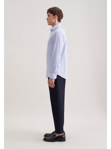 Seidensticker Casual Hemd Slim in Hellblau