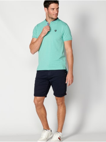 KOROSHI Kurzarm-Polo in grun