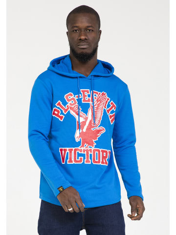 PLUS EIGHTEEN Herren Kapuzenpullover in Blau