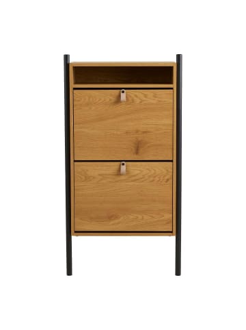 ebuy24 Schuhschrank Elna Eiche 26 x 62 cm