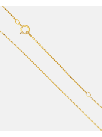 Diamant L'éternel Halskette mit Anhänger aus 375 Gelbgold mit Diamant Herz-Design